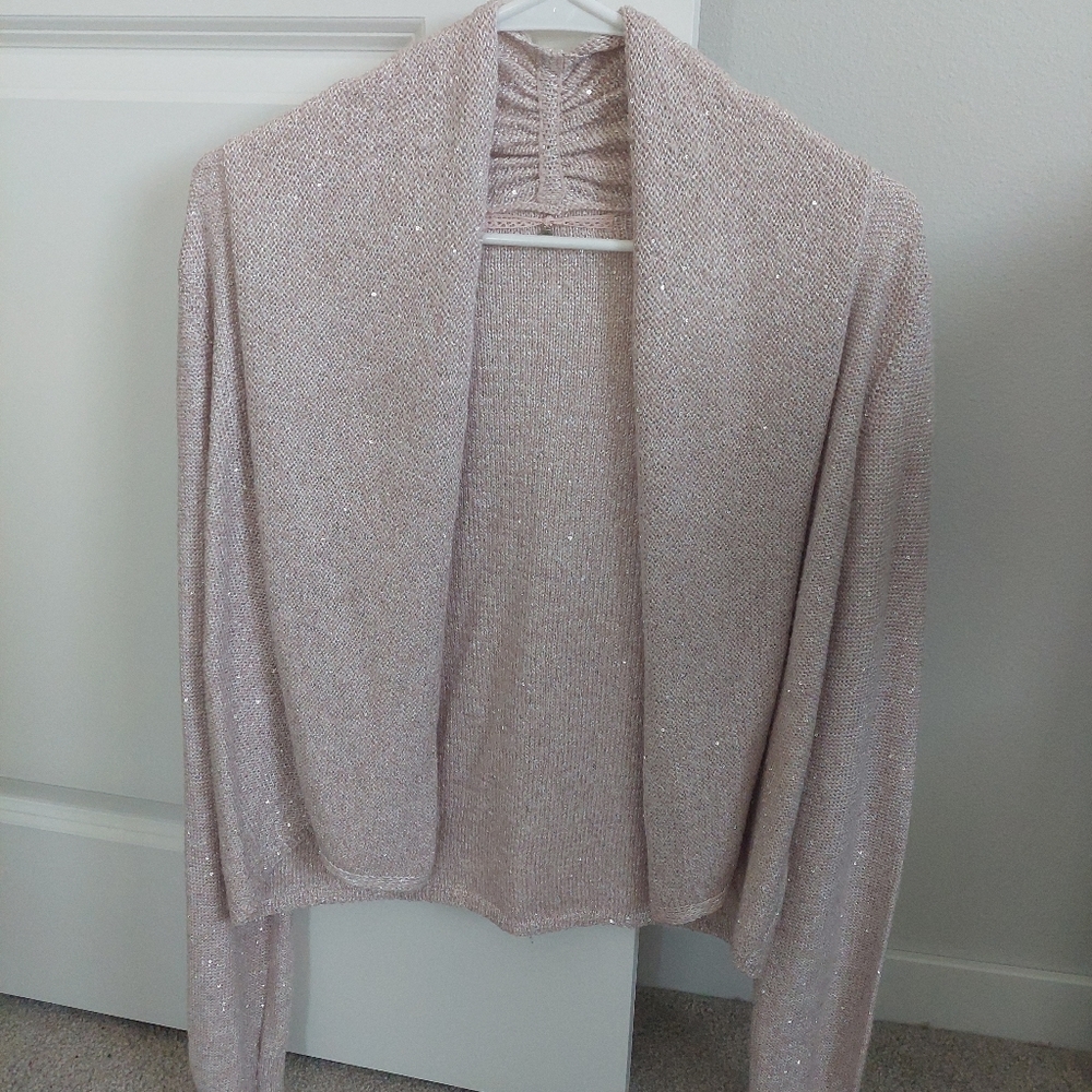 Pink Sparkle Cardigan